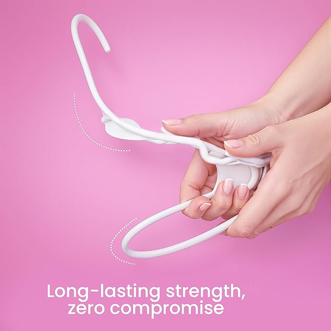 Utopia Home Plastic Hangers 100 Pack - Perfect Space Saving Clothes Hanger - Durable and Strong - Perfect Closet Organizers with Shoulder Grooves (White)