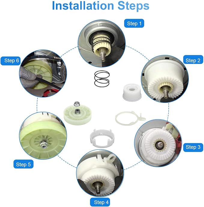 Washing Machine Drive Clutch, Washer Pulley Drive Clutch Part for Whirlpool Washing Machine