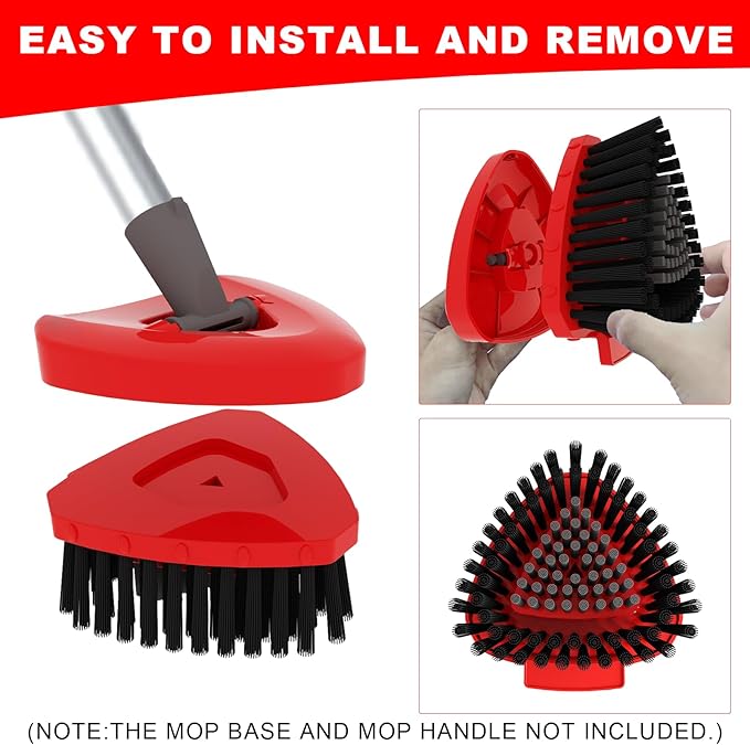 Small 1 Pack Scrub Brush Replace Head ONLY for O Cedar RinseClean 2-Tank Spin Mop, NOT for EasyWring 1-Tank System