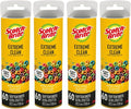 Scotch-Brite Extreme Clean Large Lint Roller Refills, 50% Stickier*, Heavy Duty for Removing Debris and Pet Hair on Clothes, Furniture, Cars, Offices & More, 4 Pack, 240 Adhesive Sheets Total