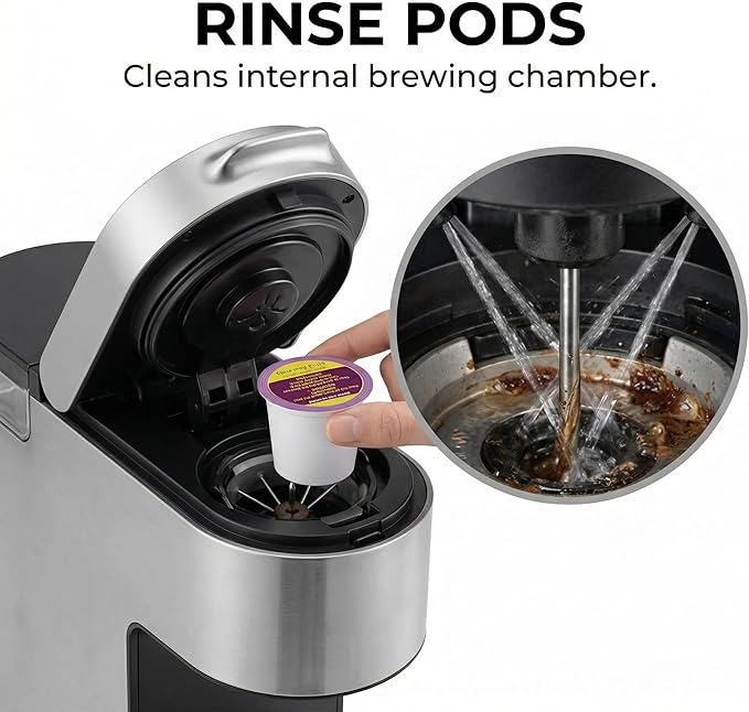 6-Month Maintenance Kit for Keurig: 2 Descalers + 4 Filters + 8 Cleaning Pods, Compatible with Keurig Classic/1.0/2.0 K-Cup Coffee Makers