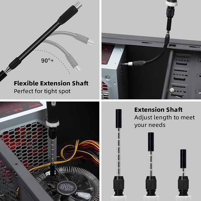 SHARDEN 153 in 1 Precision Screwdriver Set Computer Tool Kit, Laptop Screwdriver Kit Magnetic Electronic Screwdriver Set for PC, iPhone, Phone, PS5, PS4, Jewelry, Tablet, RC, Xbox Controller Repair