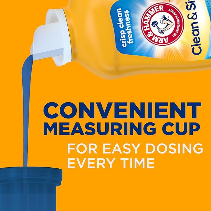 ARM & HAMMER Clean & Simple, 77 Loads Liquid Laundry Detergent, 100.5 Fl oz