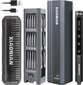 Electric Screwdriver Set,76 IN 1 Mini Electric Screwdriver Cordless Set with LED Display,5 Torque Settings Repair Tool Kit for Electronics Phone Camera Laptop Watch