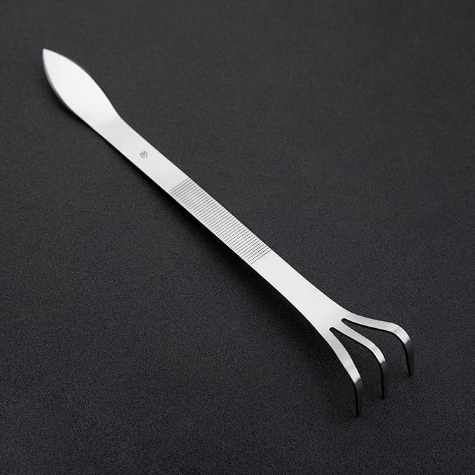 TianBonsai Bonsai Tools 3-Piece Alloy Steel Root Rake Hook Tweerzers Set (NBKG-01)