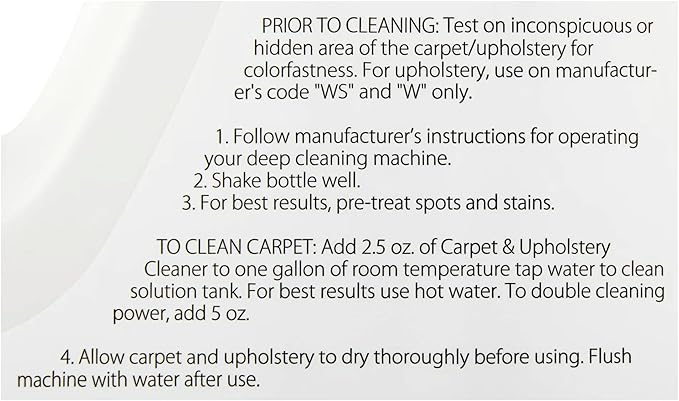 Carpet & Rug Cleaners Fresh Scent 64 Fl Oz – Deep Cleaning Stain & Odor Remover for Carpets, Rugs & Upholstery – Powerful Fresh Scent Formula for Pet & Everyday Messes, Large Value Size