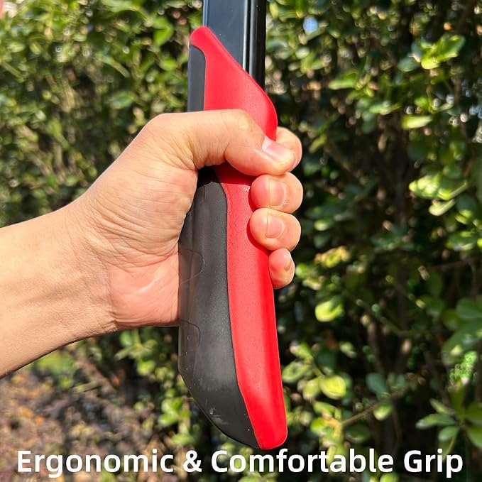 Hedge shears, Extendable 26"-32" Hedge Clippers with Sharp Wavy Blade, Manual Hedge Trimmer for Trimming Borders and Shaping Shrubs, Garden Shears Pruner for Lawn and Yard Tools