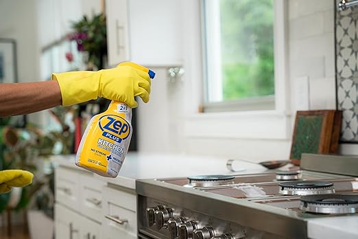 Zep Plus Kitchen Foaming Cleaner - 32 FL OZ - R54412-2-in-1 benefits clean while protecting surfaces from stains and stuck-on grime