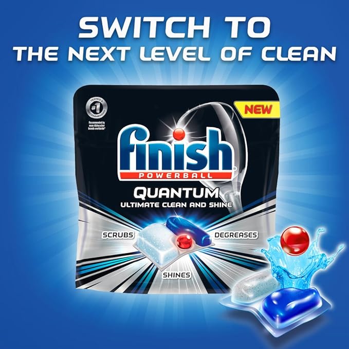 Finish Dishwasher Detergent Gel Liquid, Lemon Scent | 75oz | Pack of 2