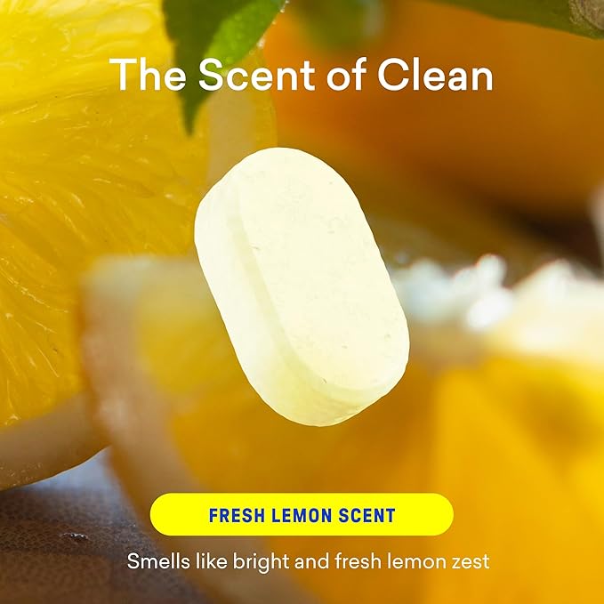 BLUELAND Multi-surface Cleaner, 4-Pack Refill, Fresh Lemon Scent, All-Purpose, Eco-Friendly Cleaning Supplies, 4 x 24 Fl oz