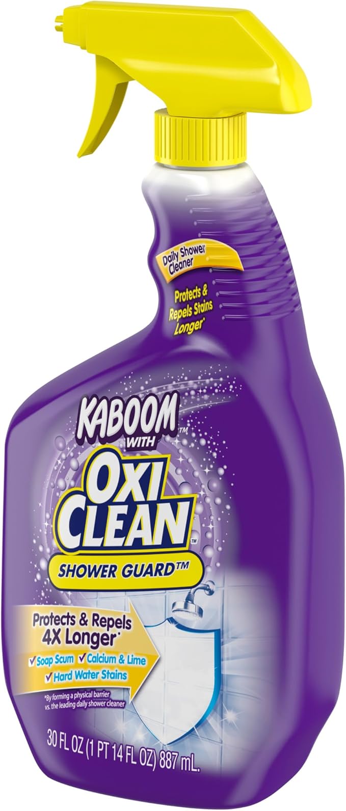 OxiClean Shower Guard Daily Shower Cleaner, 30 oz., Protects & Repels Stains (Pack of 8)