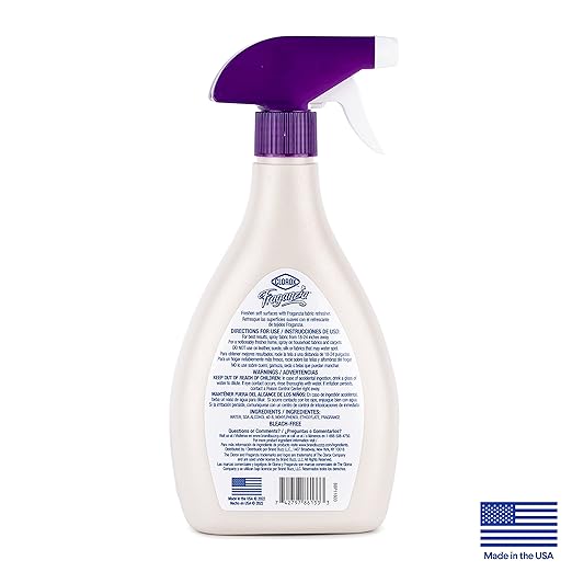 Clorox Fraganzia Refresher Spray, Lavender with Eucalyptus Scent - Multi-Use Fabric & Linen Freshener Spray - Odor Eliminator for Home, Upholstery, Bedding, Curtains, Room, 22 Fl Oz