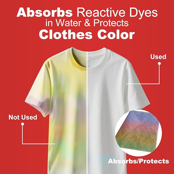 50pcs Laundry Color Catcher Sheets,Color Grabbers Dye Grabbing Sheets,Allow Mixed Washes and Prevents Color Runs,Fragrance Free Color Absorber Sheets for Washer No Fluorescent Agent