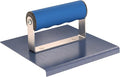 Bon 22-724 6-Inch by 6-Inch Blue Steel Sidewalk Edger with 1/8-Inch Radius and 3/8-Inch Lip with Comfort Grip Handle