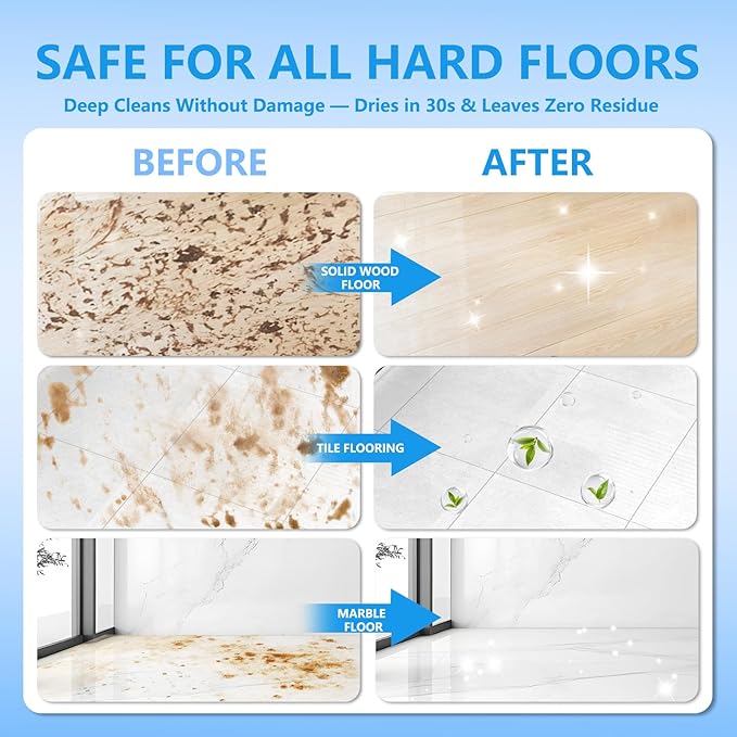 Floor Cleaning Solution, 82 Fl Oz , Deep Cleans for Multiple Hard Floors, Compatible with Tineco S3/S5/S7 Pro & iFloor 3/5 (No Steam), Deep Deodorization Pet-Friendly, Stain-Busting & Fresh-Scented