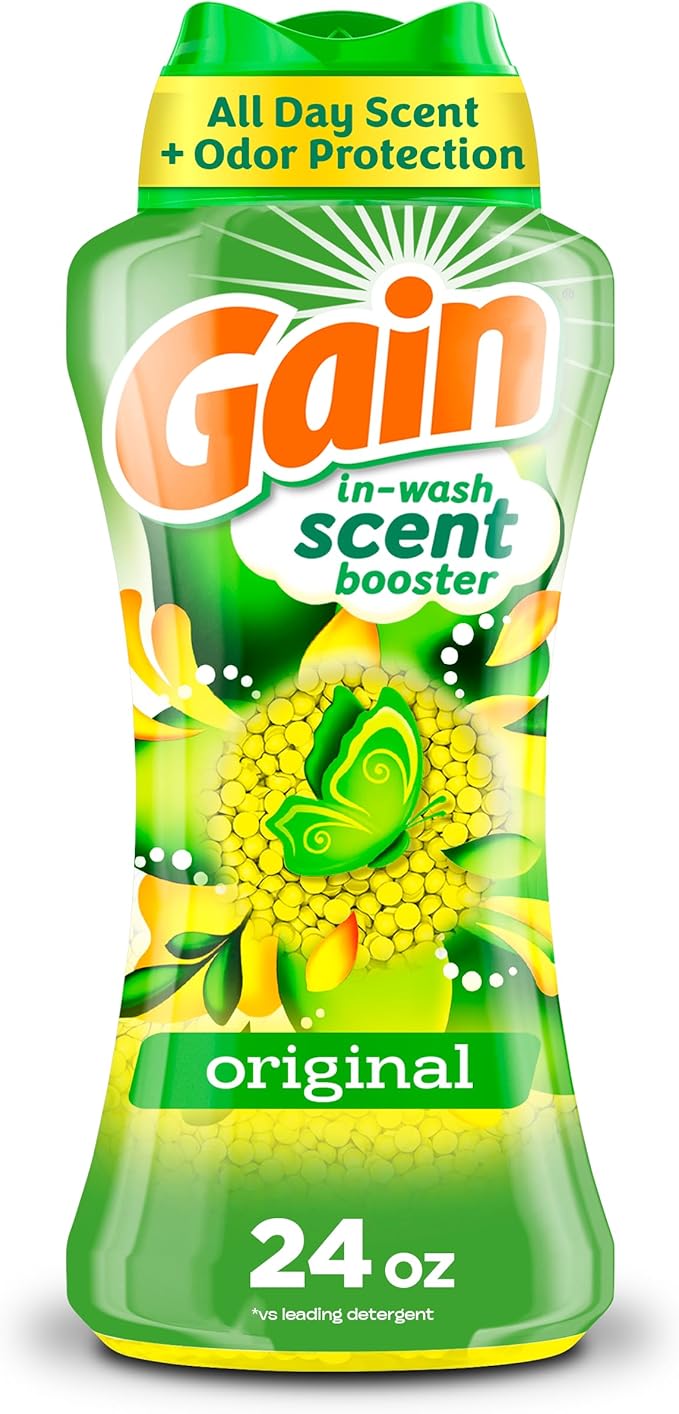 Gain In-Wash Laundry Scent Booster Beads, Original Scent, 24.0 OZ, Fresh Extender + Odor Protection
