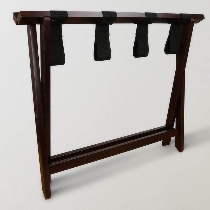Heavy Duty 30" Extra Wide Luggage Rack-Espresso