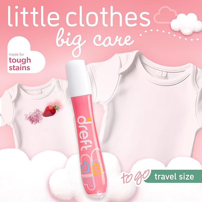 Baby Gifts Set by Dreft, Baby and Mom Gift Set with Liquid Laundry Detergent, Laundry Stain Remover, Stain Remover Pen & All Purpose Cleaner Spray, Great for Baby Showers