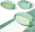 Reusable Lint Roller for Pet Hair Extra Sticky, Travel Lint Roller for Clothes, Portable Washable Mini Lint Roller, ForestGreen-MediumAquamarine, 2.559in*3.94in