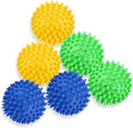 6 Pack Laundry Balls for Dryer, Dryer Balls Laundry Reusable, Dryer Ball Plastic Pellet Packs for Fabric Soften, Reduce Wrinkle and Less Static Cling-Mix