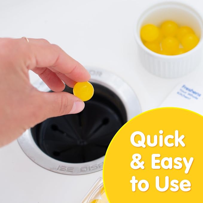 COMPAC HOME Plink Garbage Disposal Cleaner & Deodorizer, Air Fresheners for Garbage Disposal, Simply Fresh Scent, Home Cleaning Products for Kitchen Sink and Clogged Drains, Pack of 4-80 Count Total