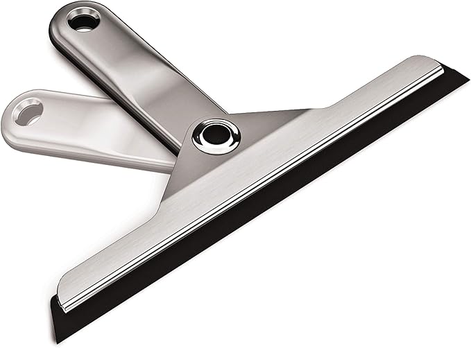 simplehuman Fold Away Squeegee, Stainless Steel