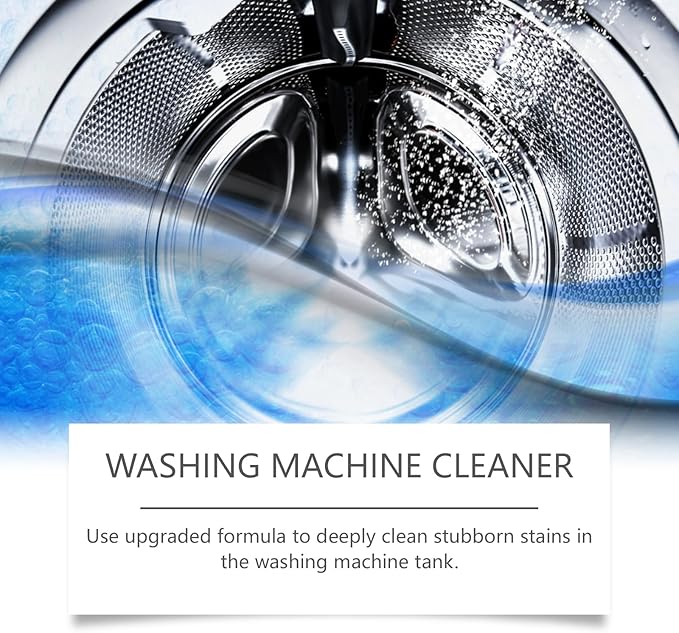 Washing Machine Cleaner Active Oxygen Decontamination Formula, 99.9% Remove stains Elimination,6 bags/ 25g/0.88oz