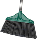 Broom Outdoor Indoor Commercial Broom with 50 inches Long Handle,Perfect for Home Courtyard Garage Kitchen Office Lobby Room Floor(Black)