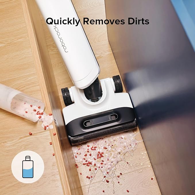 roborock Floor Cleaning Solution, Floor Cleaner for Hardwood, Compatible Robot Vacuums with Mopping and Wet and Dry Vacuum, 1L, 33.8 Fl. OZ
