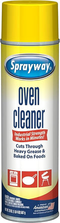 Sprayway Heavy-Duty Oven & Grill Cleaner, Removes Oil & Grease, 20 Oz, 1.25 Pound (Pack of 1), 20 Fl Oz (SW824R)