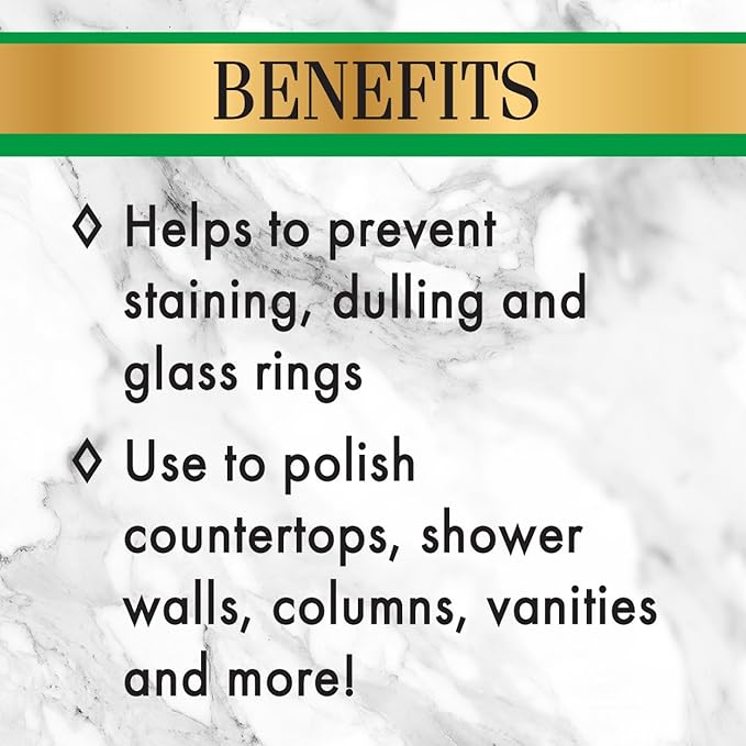 Stone Care International Granite Stone Polish - 24 Ounce - for Granite Marble Soapstone Quartz Quartzite Slate Limestone Corian Laminate Tile Countertop