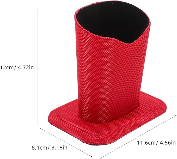 BESPORTBLE Red Oxford Cloth Eyeglasses Holder Stand for Desk and Nightstand Stable Upright Support Glasses Organizer for Home and Office Protective Display for Sunglasses and Eyewear