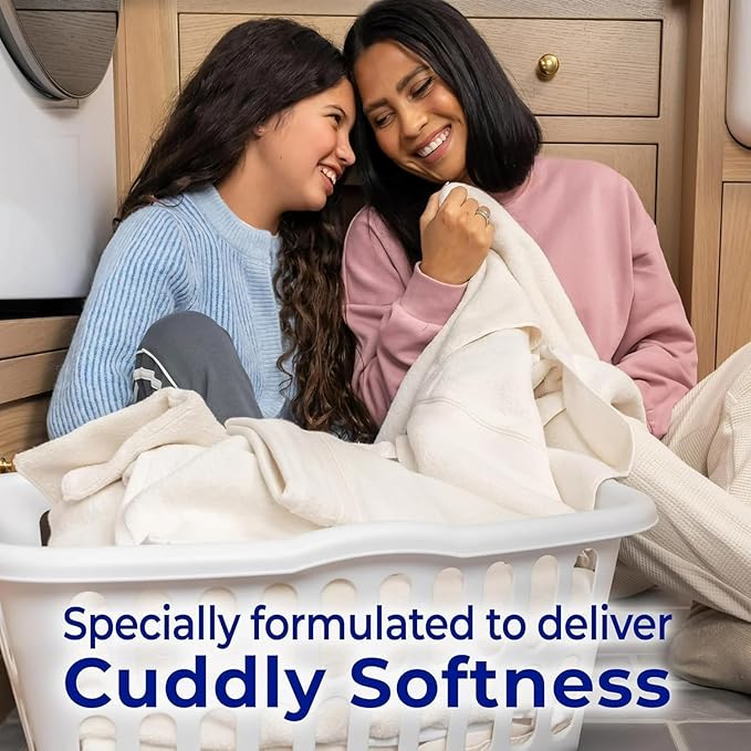 259 Loads Advanced Softness Liquid Fabric Softener, Blue Sparkle, 4-in-1 Benefits, HE Compatible
