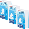 Magic Sponge Eraser Sheets,Melamine Sponge Eraser for Cleaning Kitchen Bathroom Furniture,Portable,Easy to Use,Just Add Water (48 PCS)