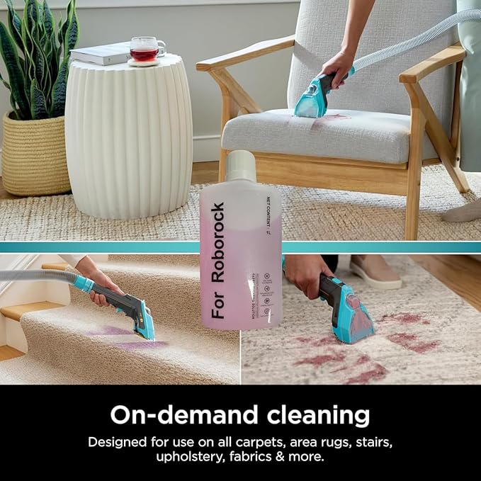 1L Stain & Odor Remover, Carpet Cleaner. Compatible With Roborock. Compatible With All Upright And Compact Deep Carpet Cleaners(2PCS)