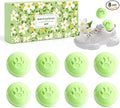 SCENTORINI Shoe Deodorizer Balls, 8 Pack Jasmine Scent Sneaker Deodorizer Balls, Odor Eliminator for Smell Shoes Boots, Long Lasting Shoe Freshener for Gym Bags, Drawers and Small Spaces