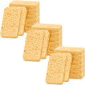 24 - Pack Non-Scratch Scrub Sponges - Sponges for Dishes and Washing Dishes, Cleaning Sponges for Kitchen Home and More (Yellow)