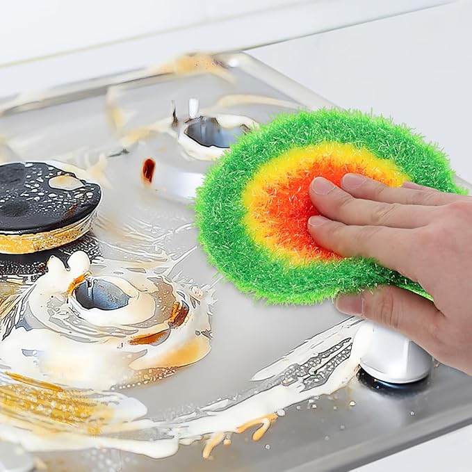TOYANDONA 5pcs Dish Sponge Cleaning Scrubber: 6. 3in Thickened Non-Scratch Odorless Reusable Cleaning Cloths, Hangable Kitchen Dishwashing Swedish Sponge for Housework Countertop Sink