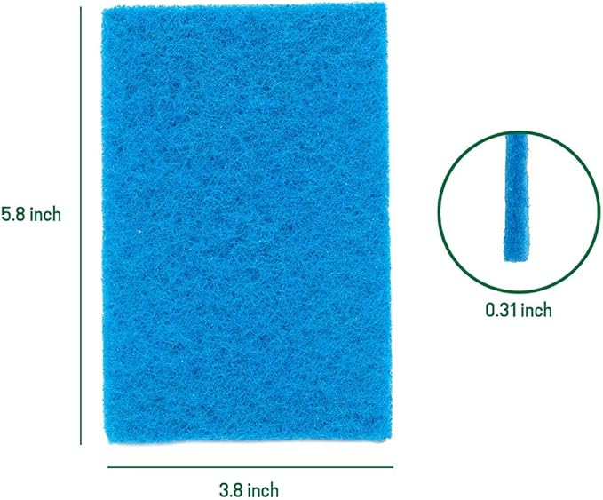 Pine-Sol Non Scratch Scouring Pads - Household Scrubbing Tool for Cleaning Nonstick Cookware and Surfaces - 5 Pack
