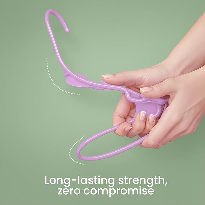 Utopia Home Plastic Hangers 50 Pack - Perfect Space Saving Clothes Hanger - Durable and Strong - Perfect Closet Organizers with Shoulder Grooves (Pink)
