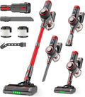 KTTLDRN Cordless Vacuum Cleaner, 600W 50KPA Powerful Stick Vacuum with OLED Smart Display, 70Mins Runtime, Self-Standing & 1.8L Dust Cup, Vacuum Cleaners for Home/Hardwood Floor/Carpet/Pet Hair