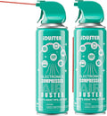 iDuster Canned Air Duster for Computer - Disposable Keyboard Cleaner Cleaning Duster for Electronics, 2PCS(10oz)