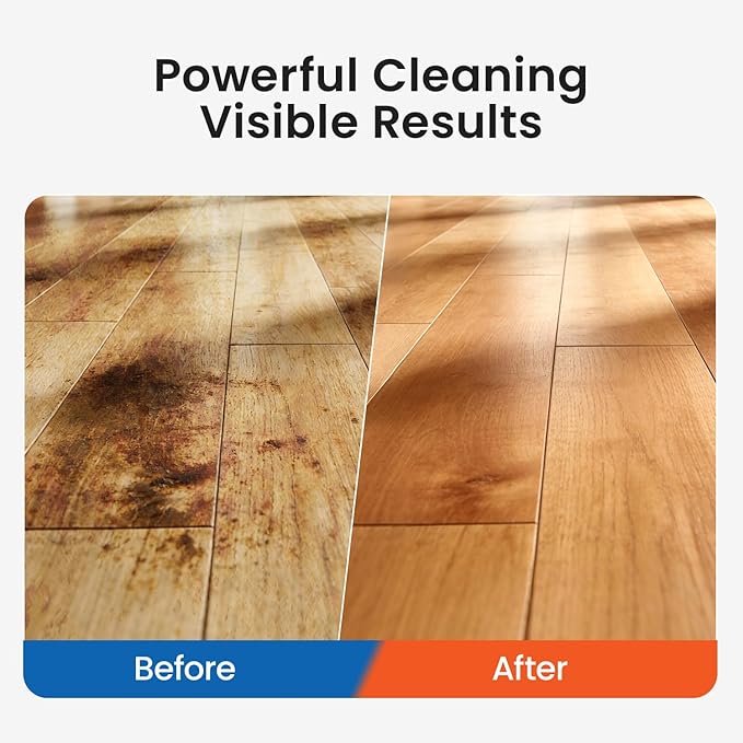 Floor Cleaner Tablet, Compatible with Wet Dry Vacuum and All Robot Mop Floor Washer, Solution for Wood,Tile Laminate Multiple Hard Floors, 60 Pack, Lemon Secent