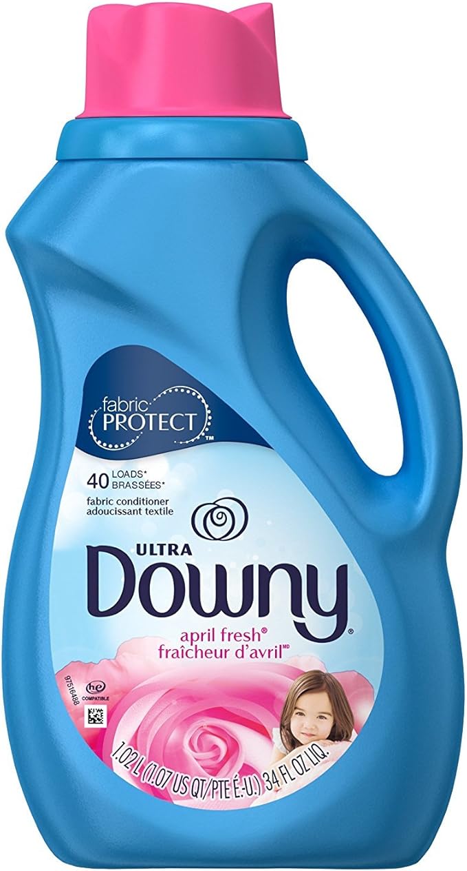 Downy Ultra Laundry Fabric Conditioner Liquid (Fabric Softener), April Fresh, 40 Loads 34 Fl Oz