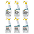 CLR PRO Calcium, Lime & Rust Remover - Quickly Removes Calcium and Lime Deposits, Stubborn Rust Stains, and Household Hard Water Deposits (32 Ounce Spray (Pack of 6))