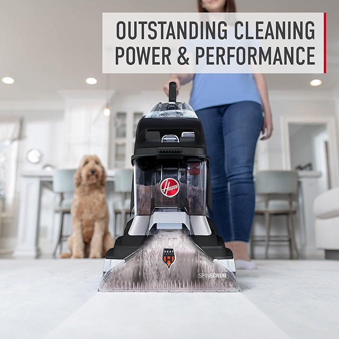 Hoover Prime Professional Carpet Cleaner Solution, 50 oz., Ocean Breeze Scent, Powerful Carpet Shampoo Solution, Remove Tough Stains from Carpet and Upholstery, Pair with Hoover Carpet Cleaner Machine