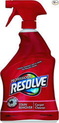 Resolve Professional Carpet Cleaner, 32oz Spray Bottles (Pack of 12)