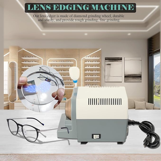 High Speed Optical Precise Grinding Machine Hand Lens Edging Manual Edger Nh-100