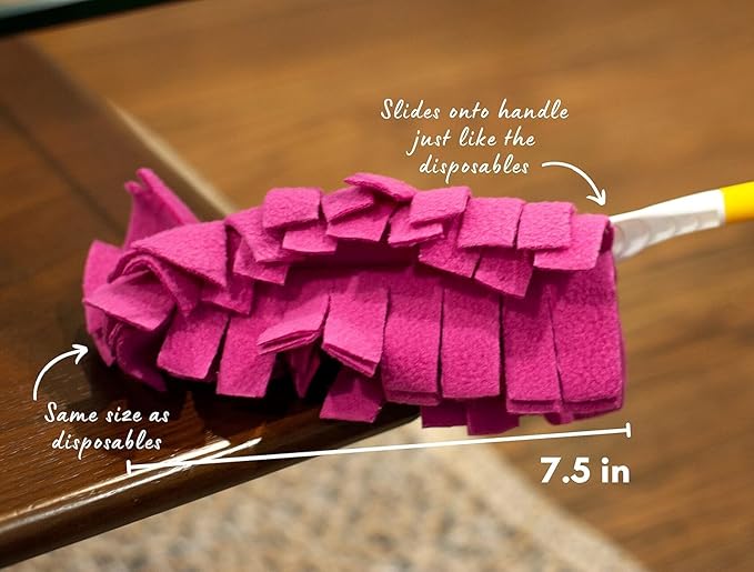 Xanitize Fleece Refills for Swiffer Hand Duster - Reusable, Dry Duster - 10-Pack Jewel