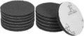 HARFINGTON 12pcs Scrubber Scouring Pads 1200 Grits 5 Inch Drill Power Brush Hoop and Loop Surface Conditioning Disc Drill Scuffing Disc Scrub Pads for Home Kitchen Cleaning, Light Grey